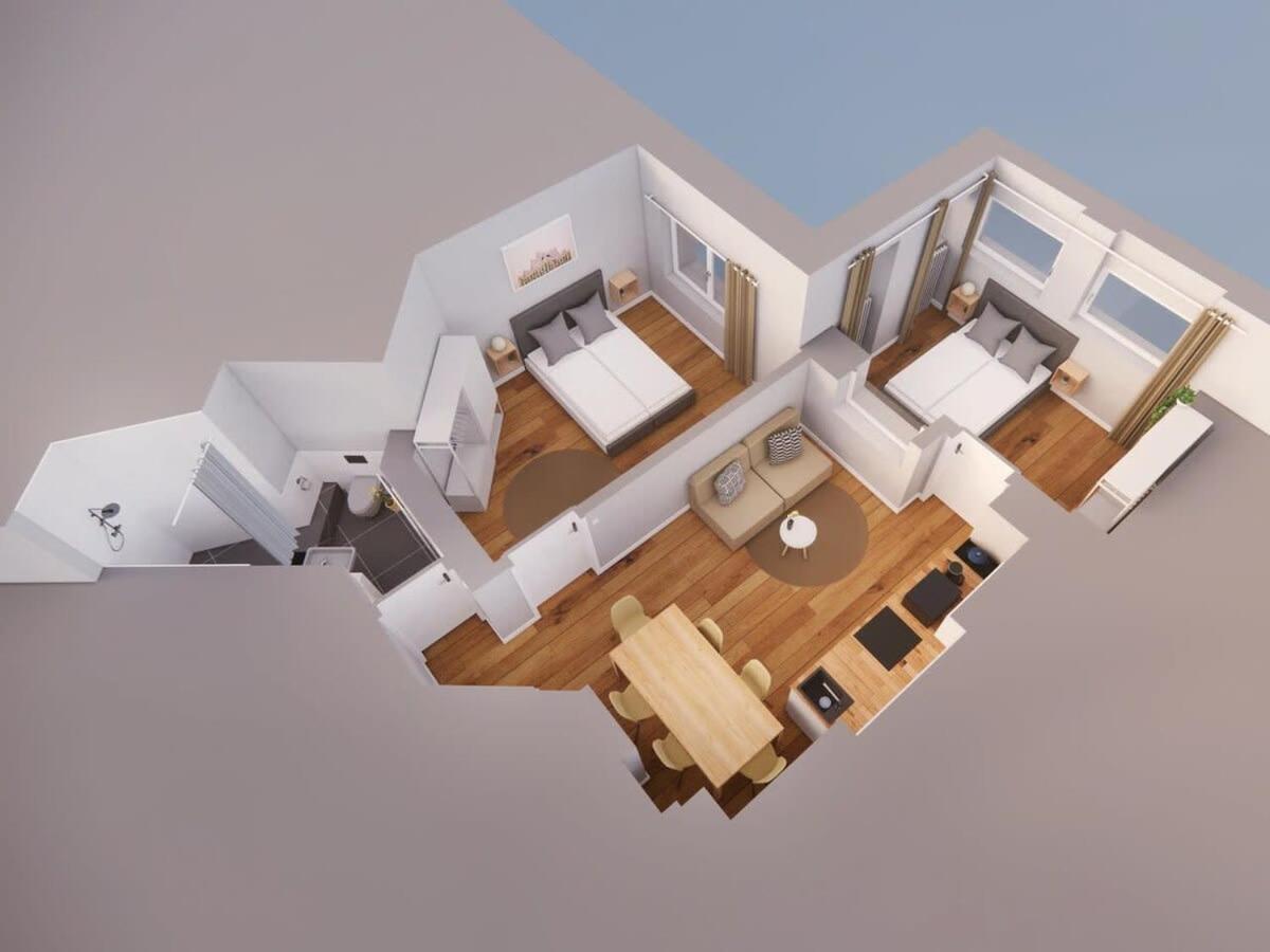 Hamburg City Apartment For 7 Exterior photo